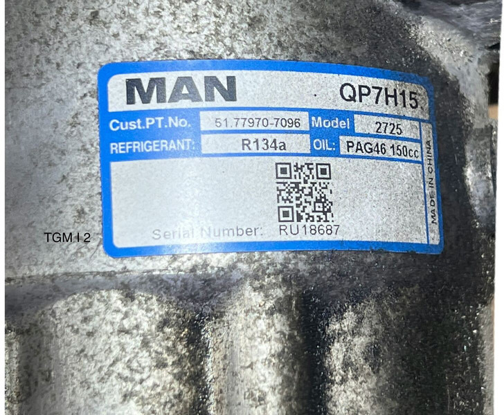 MAN - Compresor A/C: Foto 2 MAN - Compresor A/C: Foto 2