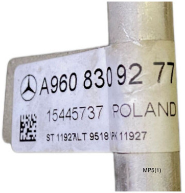 Mercedes-Benz MP5 - Piesa de climatizare: Foto 2 Mercedes-Benz MP5 - Piesa de climatizare: Foto 2