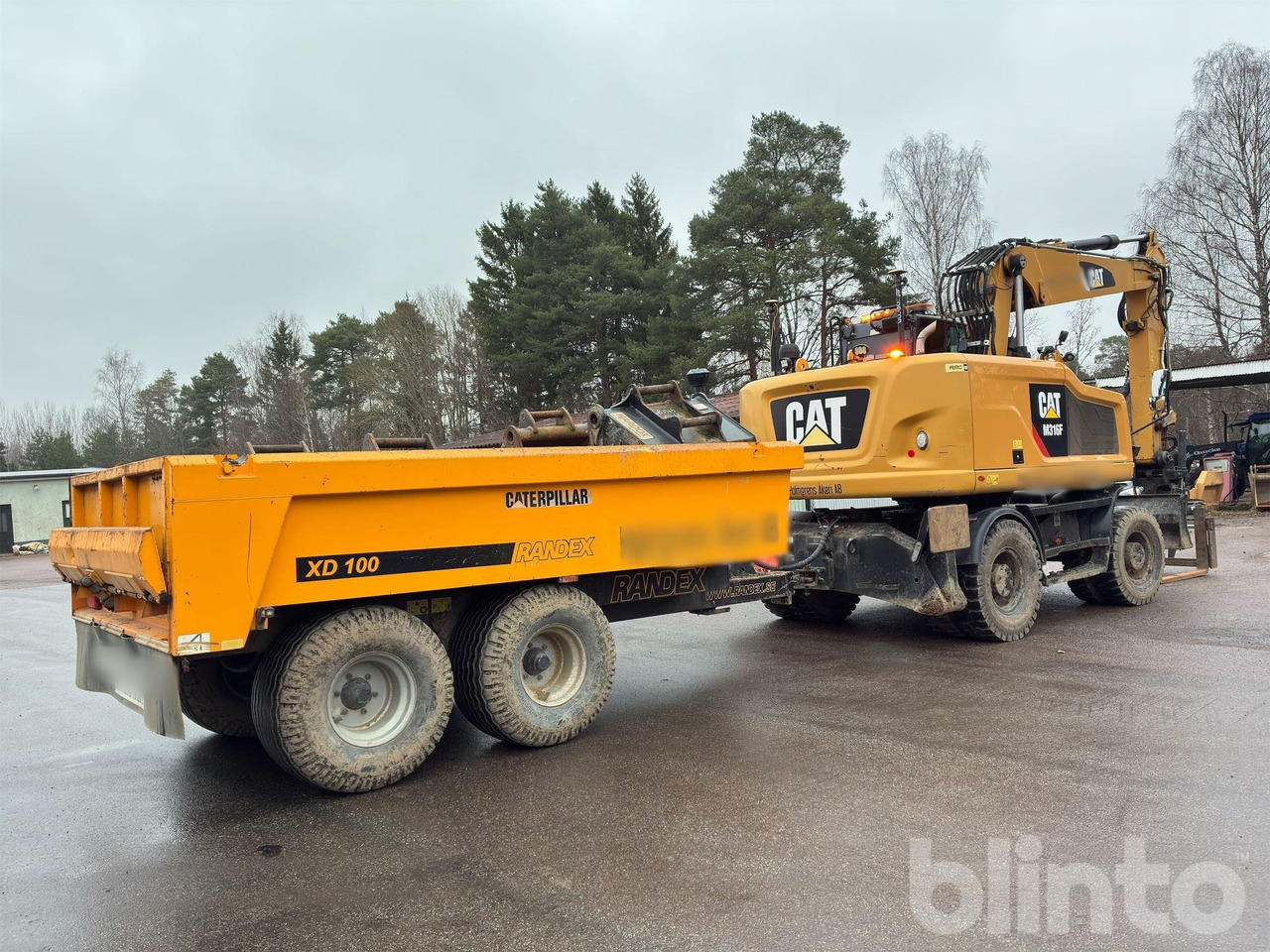 CAT M316F - Excavator pe roţi: Foto 5 CAT M316F - Excavator pe roţi: Foto 5