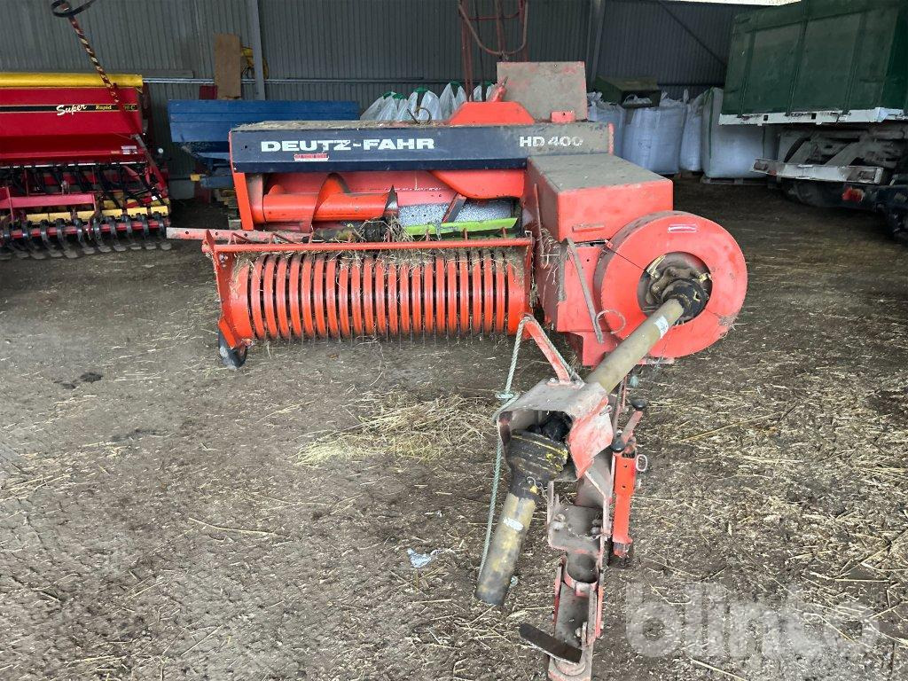 Deutz-Fahr HD 400 - Presă baloţi rotunzi: Foto 2 Deutz-Fahr HD 400 - Presă baloţi rotunzi: Foto 2