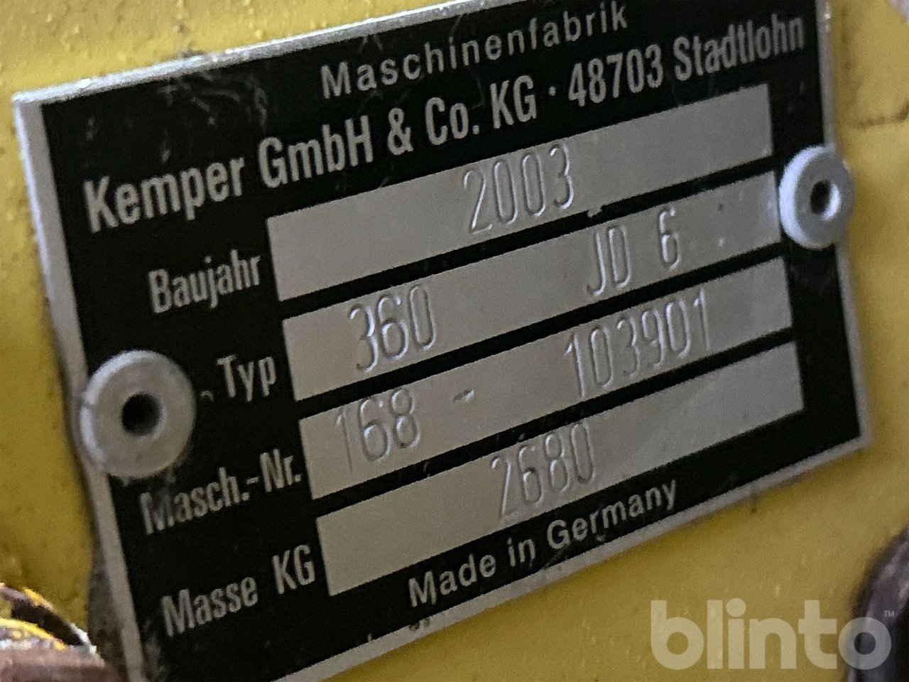 Kemper Champion 360 HD6 - Heder de recoltat porumb: Foto 5 Kemper Champion 360 HD6 - Heder de recoltat porumb: Foto 5