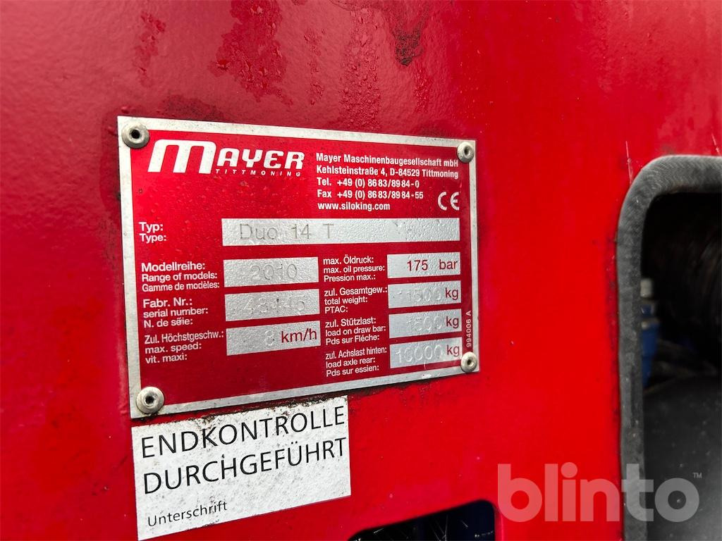 Siloking Duo 14 T (2010) - Remorcă distribuit furaje: Foto 5 Siloking Duo 14 T (2010) - Remorcă distribuit furaje: Foto 5