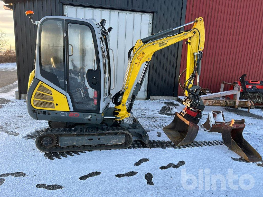 Wacker Neuson ET20 - 3 Redskap - 1239h - Excavator pe şenile: Foto 4 Wacker Neuson ET20 - 3 Redskap - 1239h - Excavator pe şenile: Foto 4