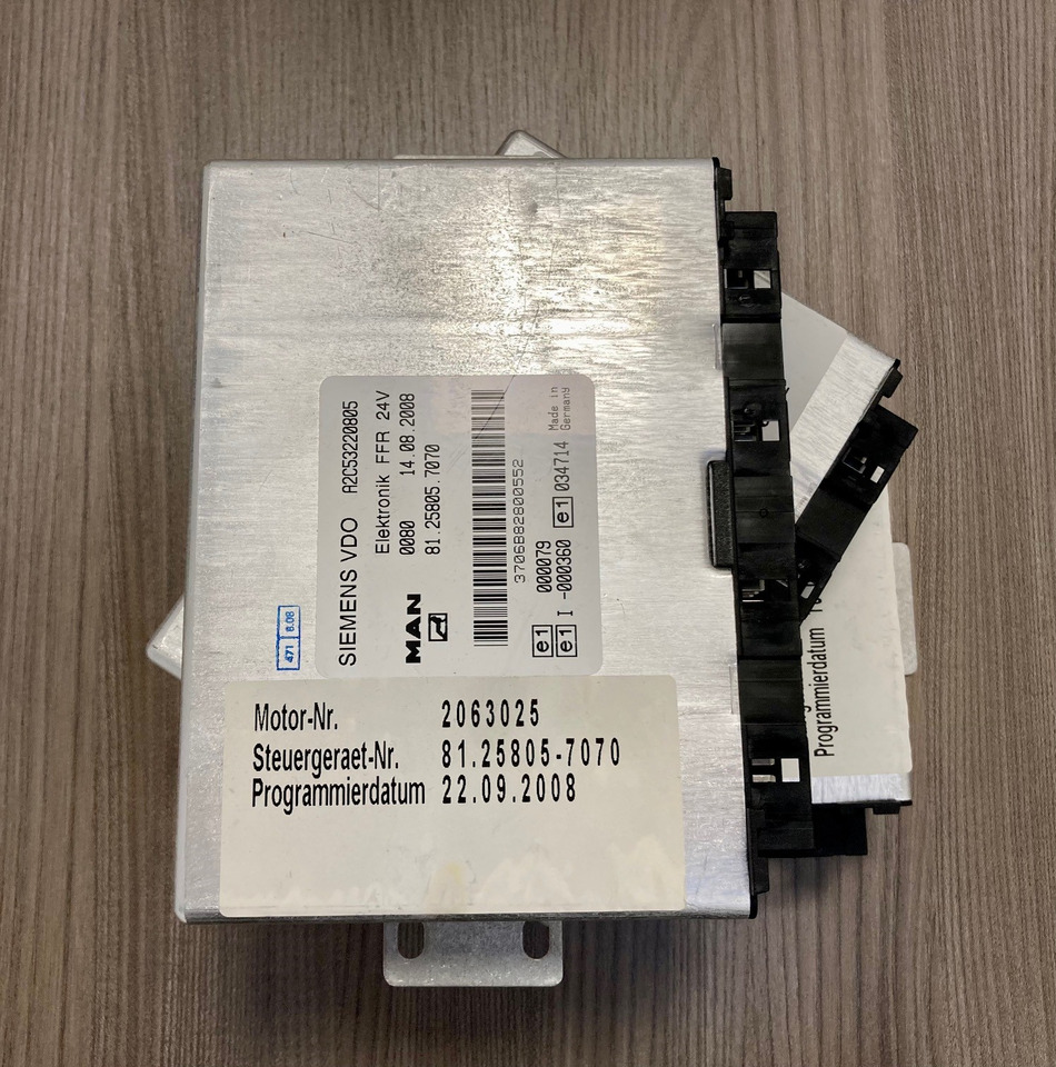 CENTRALINA FFR - MAN 81258057070 - SIEMENS VDO A2C53220805 - Calculator de bord: Foto 5 CENTRALINA FFR - MAN 81258057070 - SIEMENS VDO A2C53220805 - Calculator de bord: Foto 5