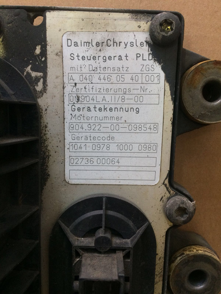 CENTRALINA MOTORE MERCEDES OM904LA.II/8 - VAR. 904.922 - Rif. A0404460540 - Calculator de bord: Foto 2 CENTRALINA MOTORE MERCEDES OM904LA.II/8 - VAR. 904.922 - Rif. A0404460540 - Calculator de bord: Foto 2