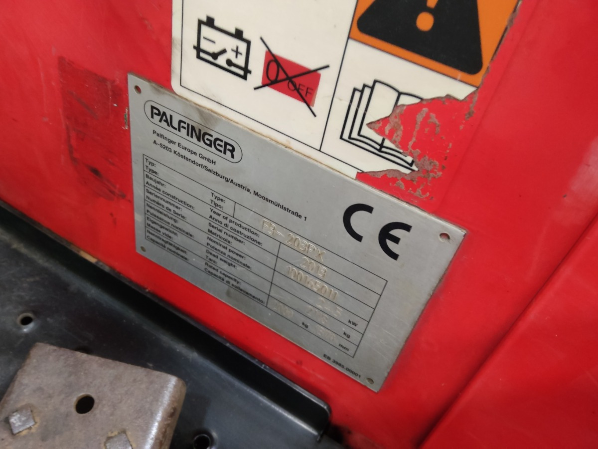 Palfinger F3-203PX - Stivuitor diesel: Foto 5 Palfinger F3-203PX - Stivuitor diesel: Foto 5