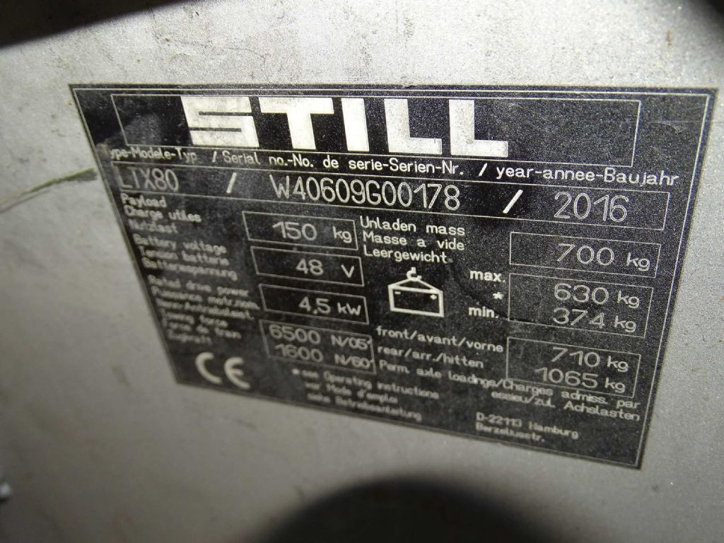 Still LTX80 - Tractor electric: Foto 5 Still LTX80 - Tractor electric: Foto 5