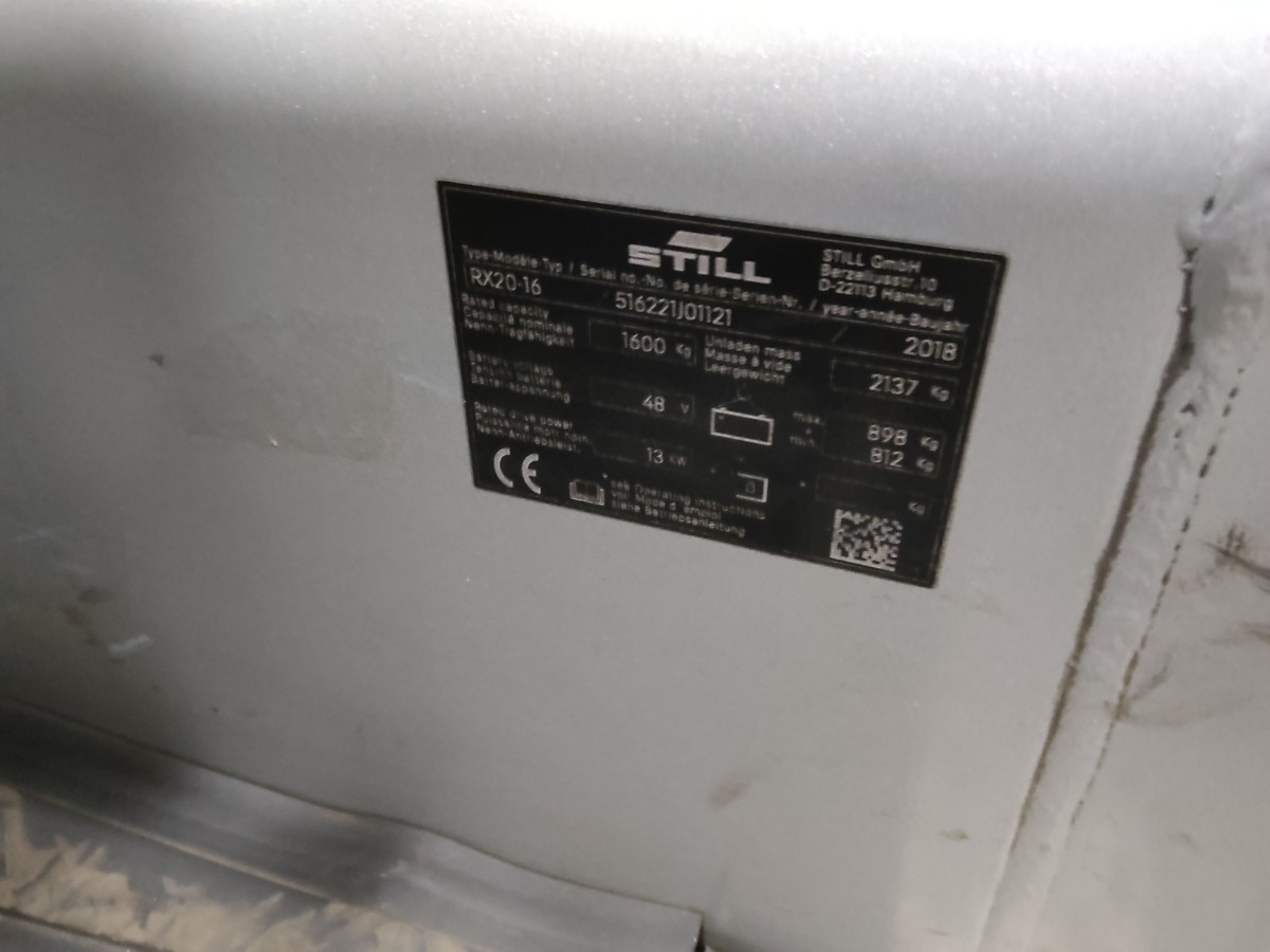 Still RX20-16 - Electrostivuitor: Foto 5 Still RX20-16 - Electrostivuitor: Foto 5