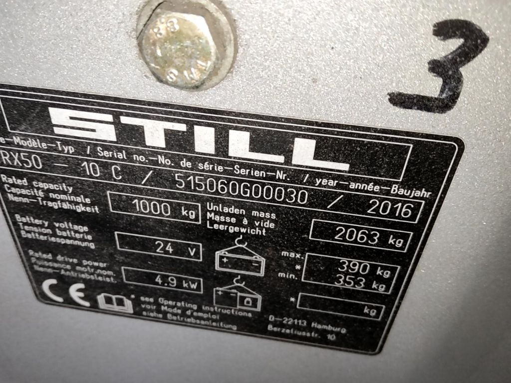 Still RX50-10C/LIION - Electrostivuitor: Foto 5 Still RX50-10C/LIION - Electrostivuitor: Foto 5