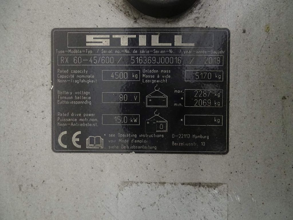 Still RX60-45/600 - Electrostivuitor: Foto 5 Still RX60-45/600 - Electrostivuitor: Foto 5