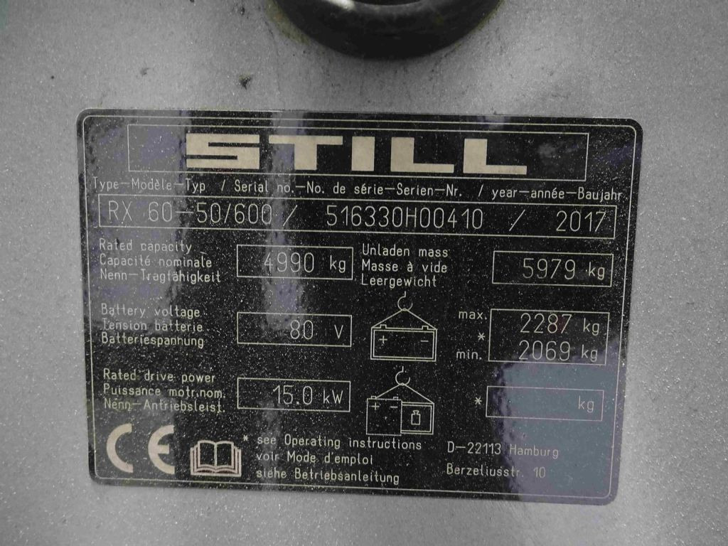 Still RX60-50/600 - Electrostivuitor: Foto 5 Still RX60-50/600 - Electrostivuitor: Foto 5