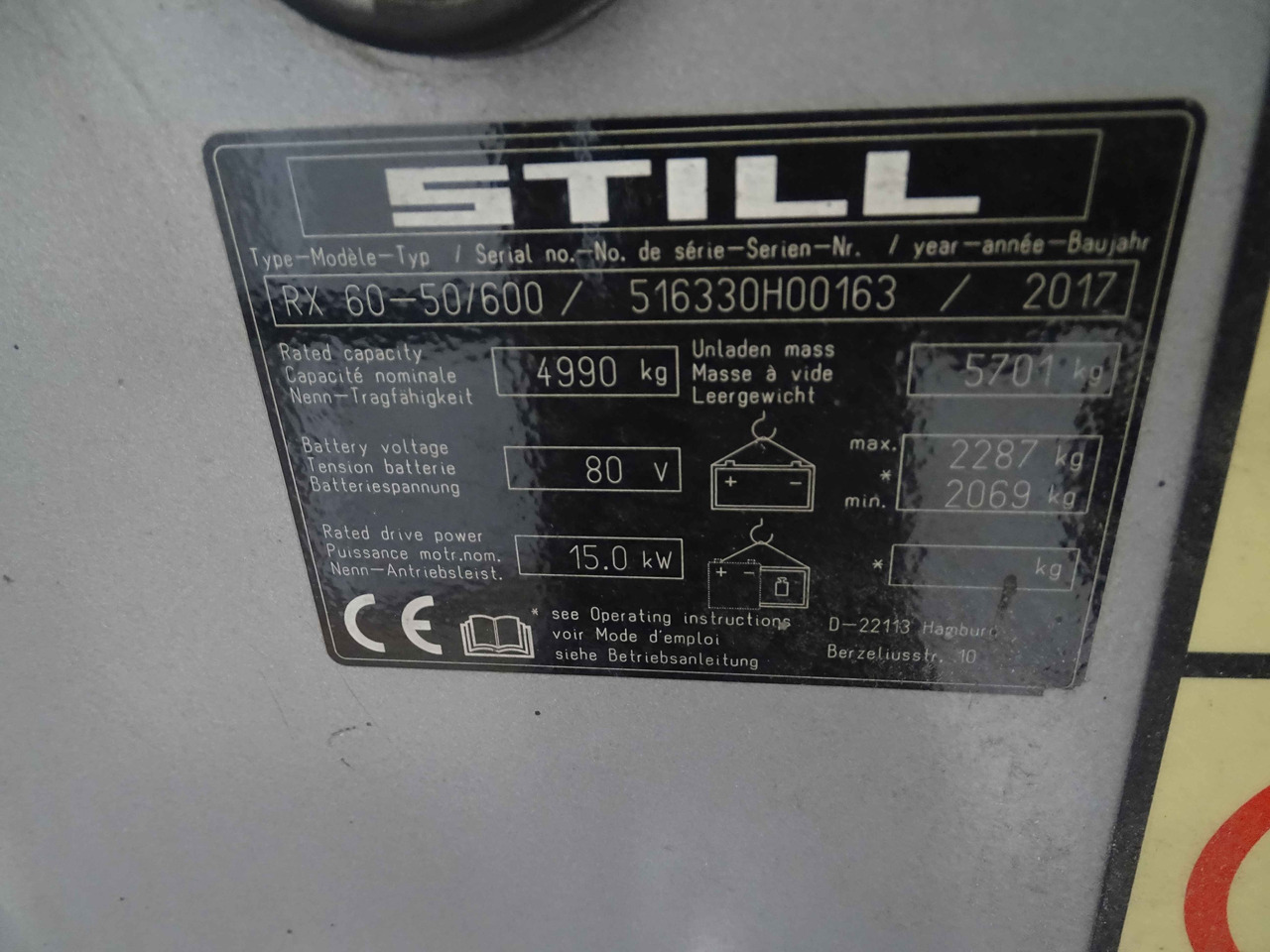 Still RX60-50/600 - Electrostivuitor: Foto 5 Still RX60-50/600 - Electrostivuitor: Foto 5