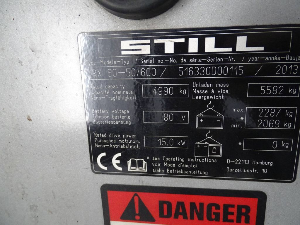 Still RX60-50/600 - Electrostivuitor: Foto 5 Still RX60-50/600 - Electrostivuitor: Foto 5