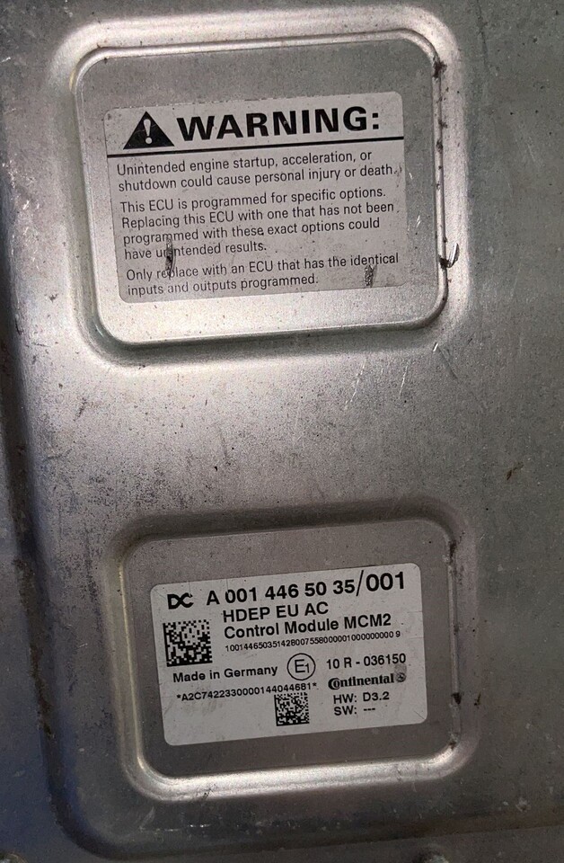 Mercedes Actro MP4 OM470 OM471 A0014465035 MCM2 Reman - Calculator de bord pentru Camion: Foto 3 Mercedes Actro MP4 OM470 OM471 A0014465035 MCM2 Reman - Calculator de bord pentru Camion: Foto 3