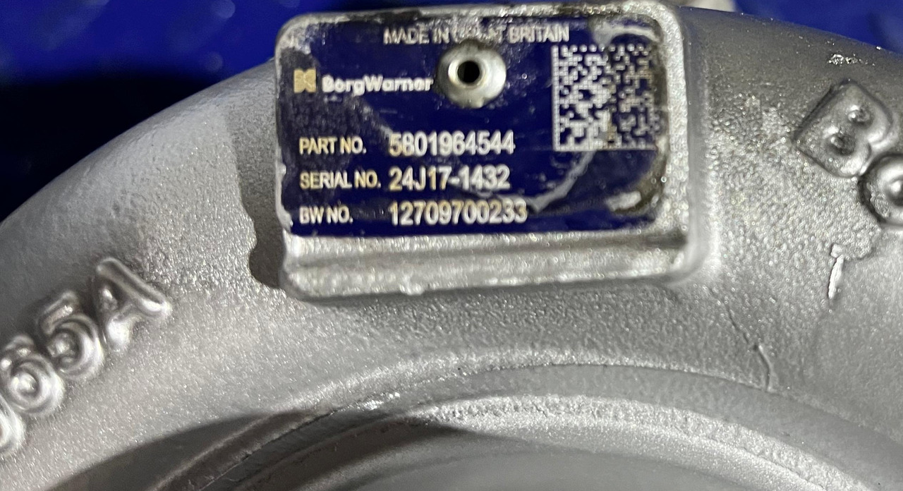 BORGWARNER TURBO IVECO New Holland Case 5801964544 - Piesă de schimb: Foto 4 BORGWARNER TURBO IVECO New Holland Case 5801964544 - Piesă de schimb: Foto 4