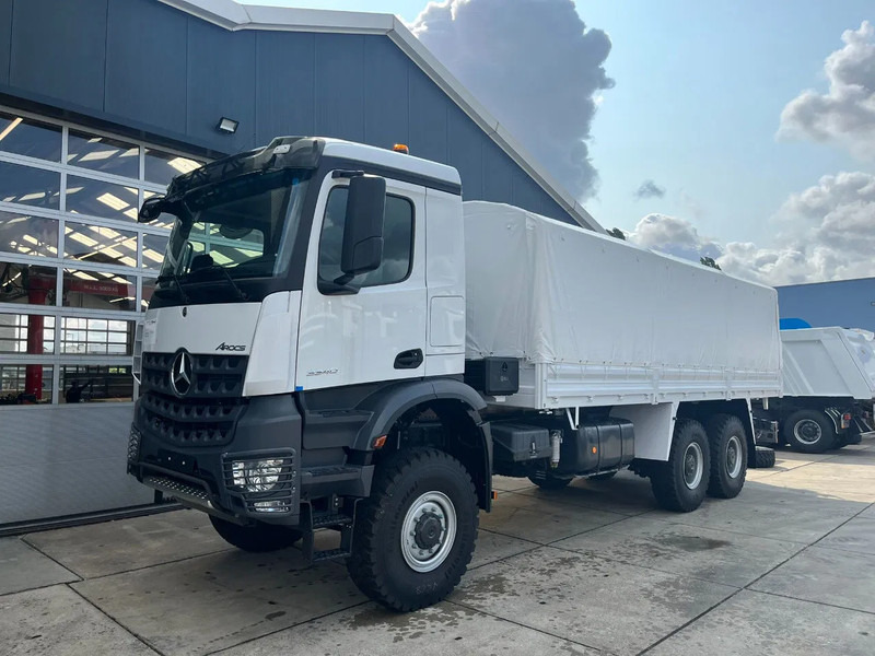 Mercedes-Benz Arocs 3340 A 6x6 Cargo Truck - Camion cu prelată: Foto 1 Mercedes-Benz Arocs 3340 A 6x6 Cargo Truck - Camion cu prelată: Foto 1
