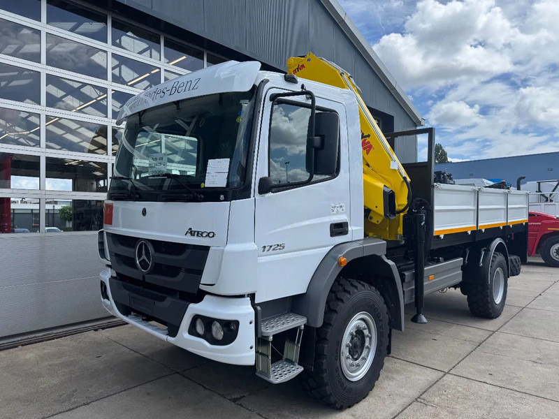 Mercedes-Benz Atego Atego 1725 4x4 Flatbed with Hyva HB120 Crane - Camion cu macara: Foto 3 Mercedes-Benz Atego Atego 1725 4x4 Flatbed with Hyva HB120 Crane - Camion cu macara: Foto 3