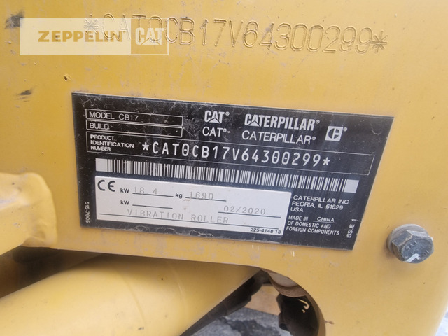 Cat CB1.7 - Cilindru compactor pentru asfalt: Foto 2 Cat CB1.7 - Cilindru compactor pentru asfalt: Foto 2