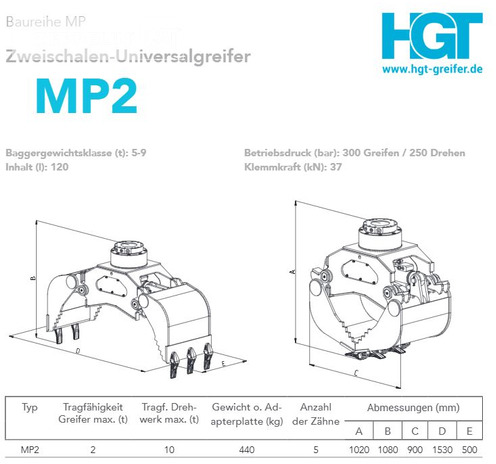 Hydraulik-Greifer-Technologie Z-U2 - Graifer pentru Utilaje constructii: Foto 2 Hydraulik-Greifer-Technologie Z-U2 - Graifer pentru Utilaje constructii: Foto 2