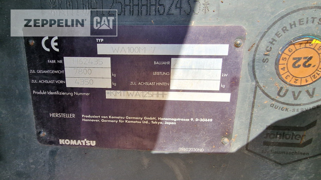 Leasing de Komatsu WA100M-7 Komatsu WA100M-7: Foto 20