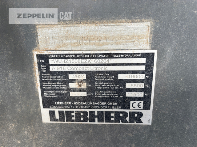 Liebherr A918 - Excavator pe roţi: Foto 2 Liebherr A918 - Excavator pe roţi: Foto 2