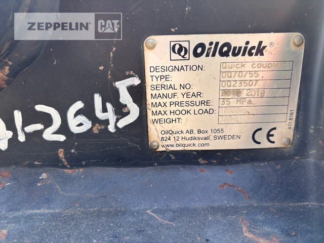 Oil-Quick OQ70/55, CAT 320 - Cuplare rapidă pentru Utilaje constructii: Foto 3 Oil-Quick OQ70/55, CAT 320 - Cuplare rapidă pentru Utilaje constructii: Foto 3