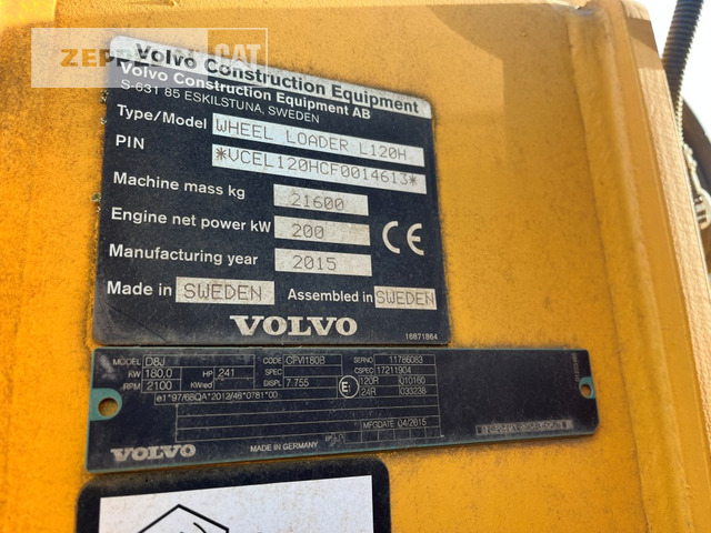 Volvo L120H - Încărcător frontal pe pneuri: Foto 2 Volvo L120H - Încărcător frontal pe pneuri: Foto 2