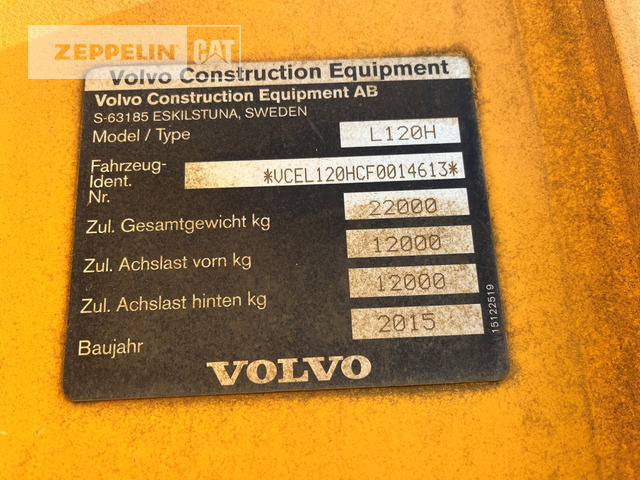 Volvo L120H - Încărcător frontal pe pneuri: Foto 3 Volvo L120H - Încărcător frontal pe pneuri: Foto 3