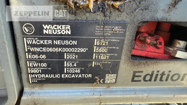 Wacker EW100 - Excavator pe roţi: Foto 5 Wacker EW100 - Excavator pe roţi: Foto 5