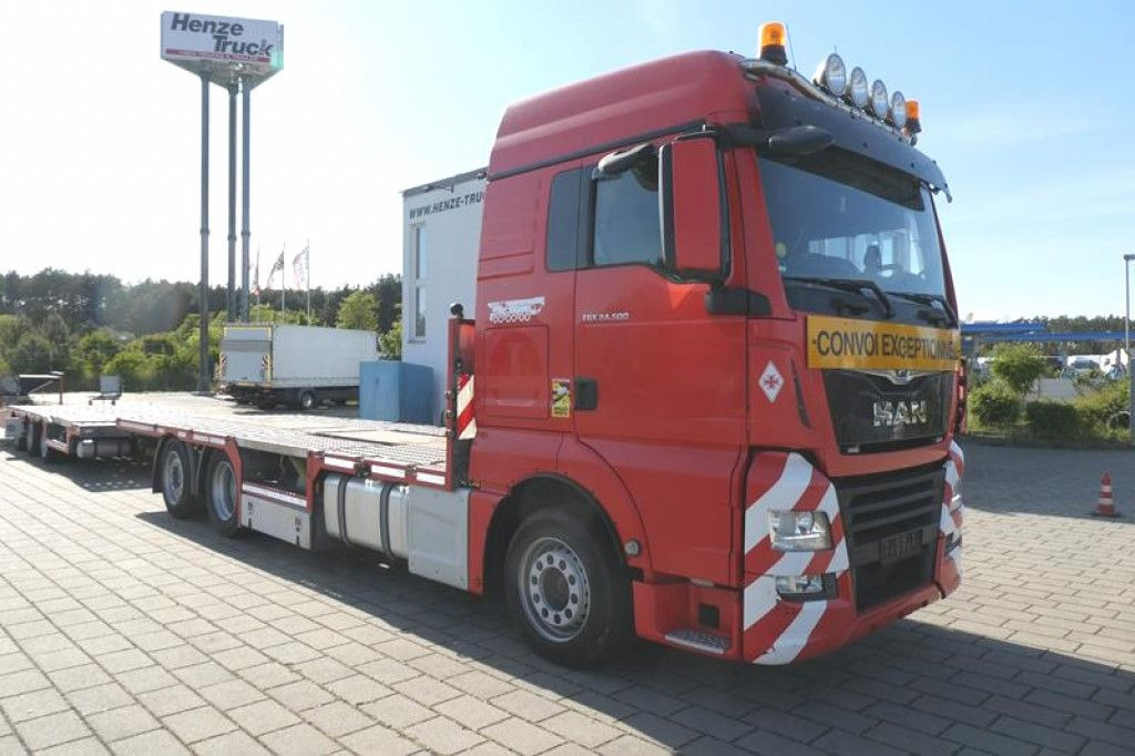 MAN TG-X 24.500 6x2-4 LL-U Pritsche Maschinentranspo - Camion platformă: Foto 3 MAN TG-X 24.500 6x2-4 LL-U Pritsche Maschinentranspo - Camion platformă: Foto 3
