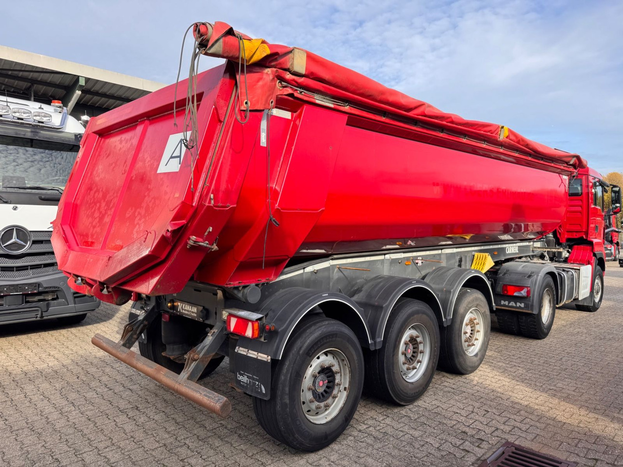 Carnehl CHKS /HH 24m³ HARDOX Stahlmulde Liftachse - Semiremorcă basculantă: Foto 2 Carnehl CHKS /HH 24m³ HARDOX Stahlmulde Liftachse - Semiremorcă basculantă: Foto 2