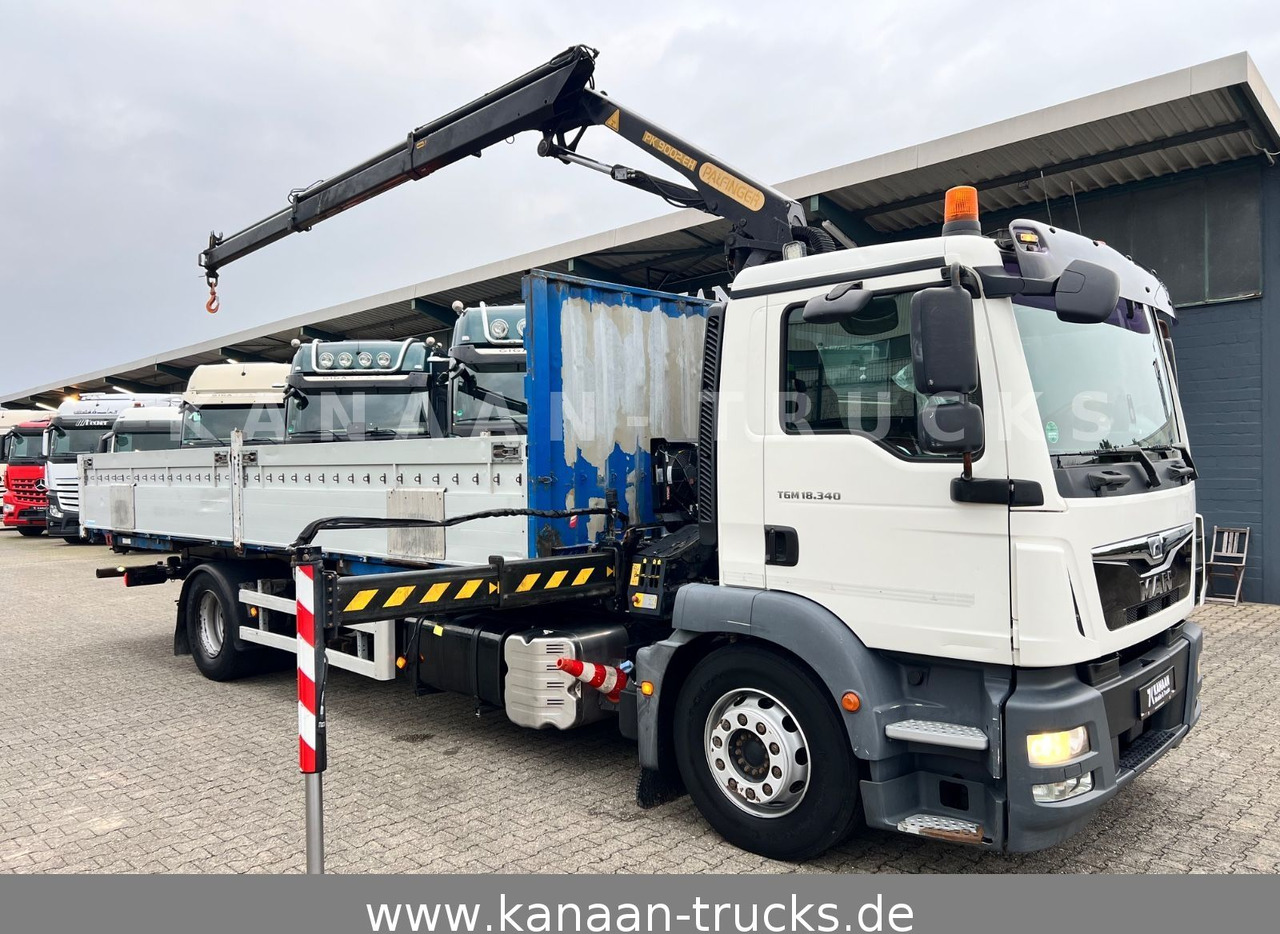 MAN TGM 18.340 LL BDF PK9002 Pritsche EURO6 - Camion cu macara: Foto 1 MAN TGM 18.340 LL BDF PK9002 Pritsche EURO6 - Camion cu macara: Foto 1