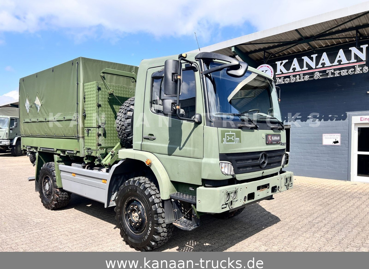 Mercedes-Benz 1018 Atego 4x4 Allrad Miltär Camper Expedition - Camion transport containere/ Swap body: Foto 1 Mercedes-Benz 1018 Atego 4x4 Allrad Miltär Camper Expedition - Camion transport containere/ Swap body: Foto 1