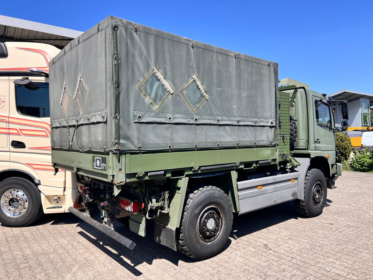 Mercedes-Benz 1018 Atego 4x4 Allrad Miltär Camper Expedition - Camion transport containere/ Swap body: Foto 4 Mercedes-Benz 1018 Atego 4x4 Allrad Miltär Camper Expedition - Camion transport containere/ Swap body: Foto 4