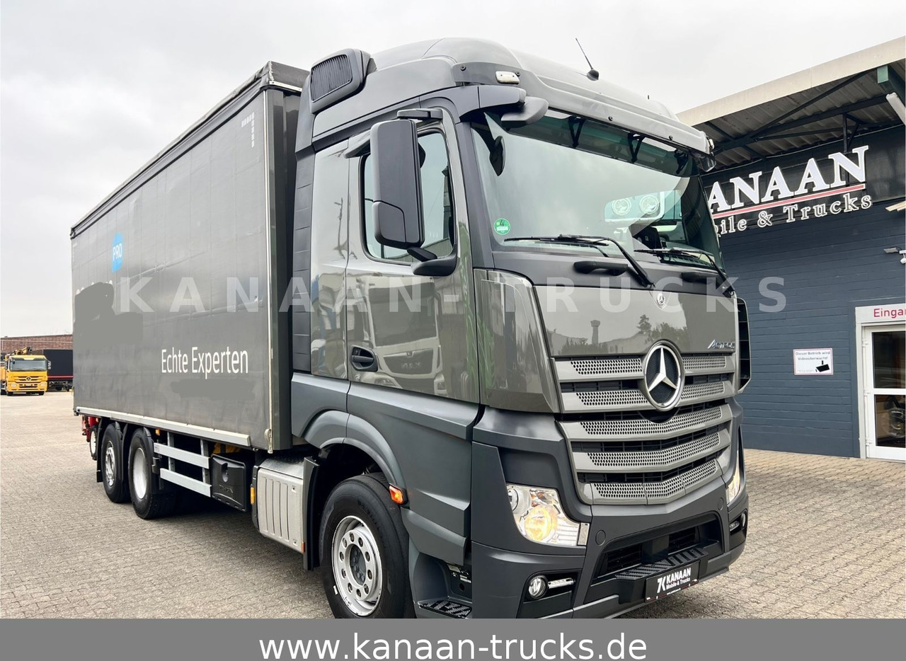 Mercedes-Benz 2548 Actros 6x2 Pritsche Moffet Mitnahme stapler - Camion cu macara: Foto 1 Mercedes-Benz 2548 Actros 6x2 Pritsche Moffet Mitnahme stapler - Camion cu macara: Foto 1