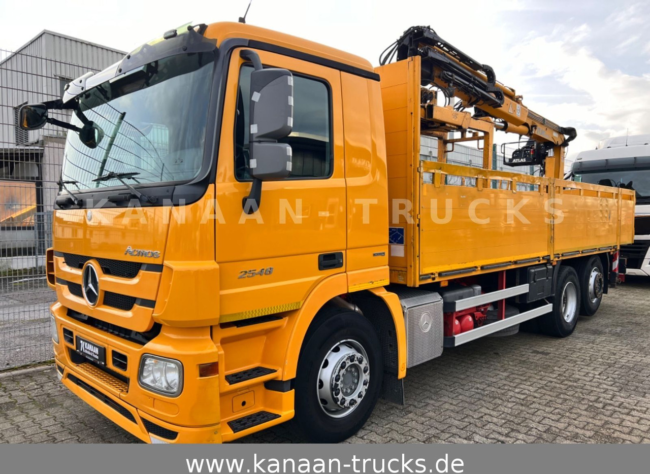 Mercedes-Benz Actros L 2548 6x2 Retarder ATLAS AK165.2VB - Camion cu macara: Foto 1 Mercedes-Benz Actros L 2548 6x2 Retarder ATLAS AK165.2VB - Camion cu macara: Foto 1